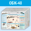 Плакаты «Снайперская подготовка» (ОБЖ-48, пластик 2 мм, A2, 8 листов)